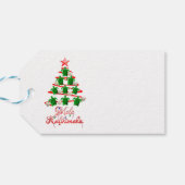 Mele Kalikimaka Zee Turtles Cadeaulabel (Achterkant Horizontaal)