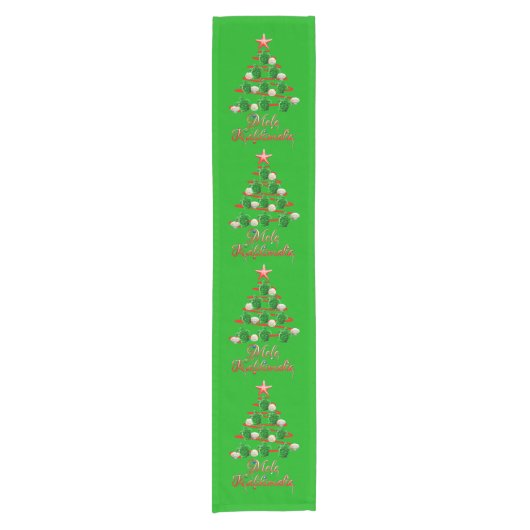 Mele Kalikimaka Zee Turtles Korte Tafelloper (Voorkant)