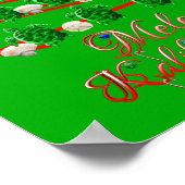 Mele Kalikimaka Zee Turtles Poster (Hoek)