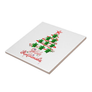 Mele Kalikimaka Zee Turtles Tegeltje