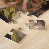 Meleager en Atalanta (olie op doek) Legpuzzel (Zijkant)