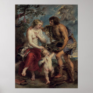 Meleager en Atalante Poster
