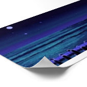 Melée night dock Monkey eiland Poster (Hoek)