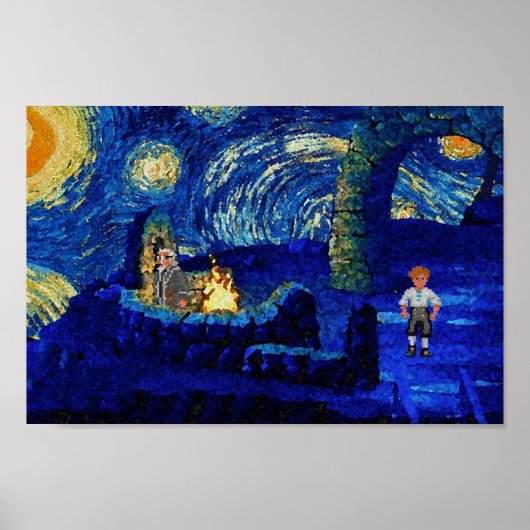 Melee Sterrennacht TShirts Gadgets Face Maskers Poster (Voorkant)