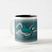 Melelina de Logical Tweekleurige Koffiemok (Voorkant links)