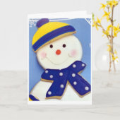 ****MELEN EN GELUIDEN VAN CHRISTMASTIME*** KAART (Gele Bloem)