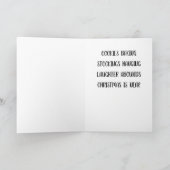 ****MELEN EN GELUIDEN VAN CHRISTMASTIME*** KAART (Binnen)