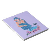Melesandria tropische zeemeermin art van Renee Lav Notitieblok (Schuin)