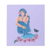 Melesandria tropische zeemeermin art van Renee Lav Notitieblok (Voorkant)