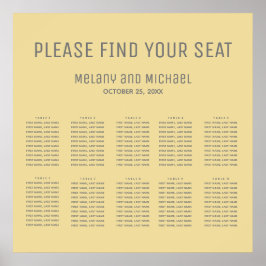 Melgele, eenvoudige minimalistische trendelegant poster