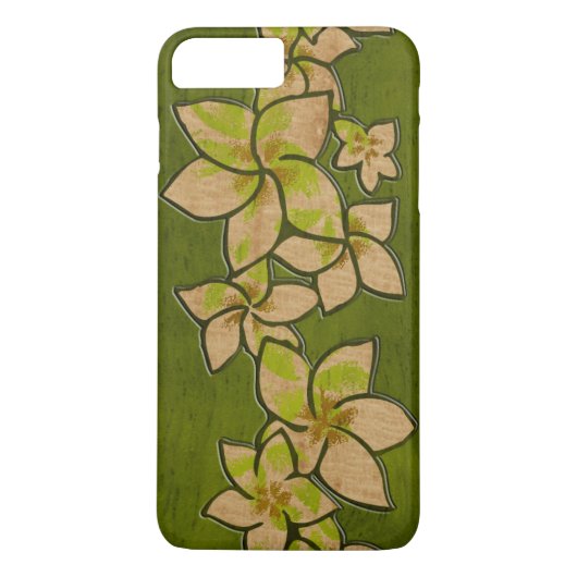 Melia Hawaiian Plumeria Faux Wood Case-Mate iPhone Case (Achterkant)