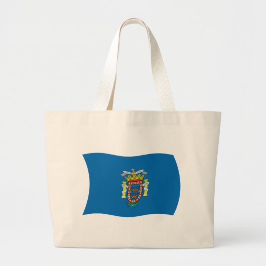Melilla Flag Canvas tas (Voorkant)