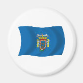 Melilla Flag Magnet (Voorkant)