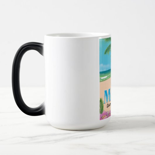 Melilla: Poster van de Spaanse autonome stadsreis. Magische Mok (Links)