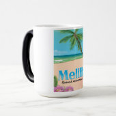 Melilla: Poster van de Spaanse autonome stadsreis. Magische Mok (Voorkant links)