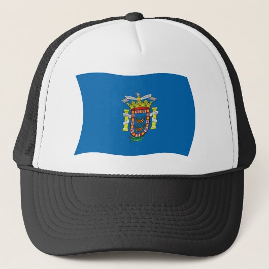 Melilla Vlag Muts Trucker Pet (Voorkant)