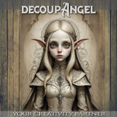 Melinda de Elf - Decoupage - Tissuepapier