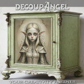 Melinda de Elf - Decoupage - Tissuepapier