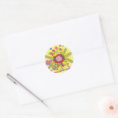 "Melinda" Ronde Sticker (Envelop)