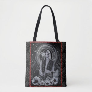 Melinoe godin hond raaf door Renee Lavoie Tote Bag