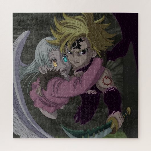 Meliodas and Elizabeth Legpuzzel (Verticaal)