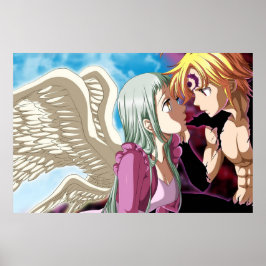 Meliodas en Elizabeth Poster