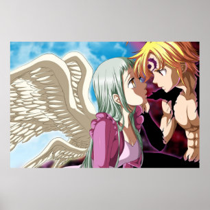 Meliodas en Elizabeth Poster