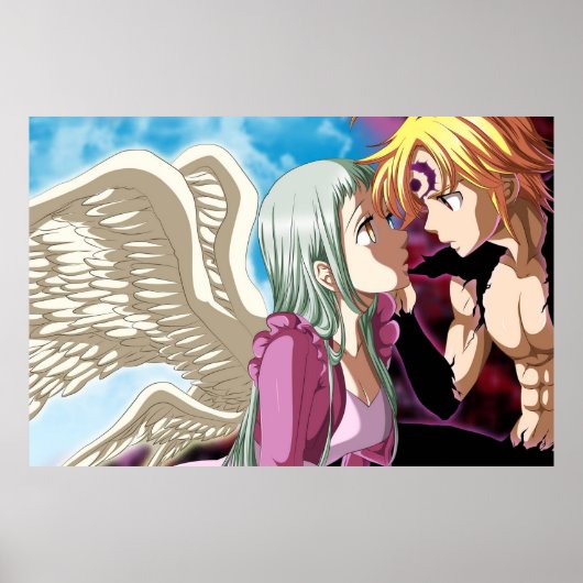 Meliodas en Elizabeth Poster (Voorkant)