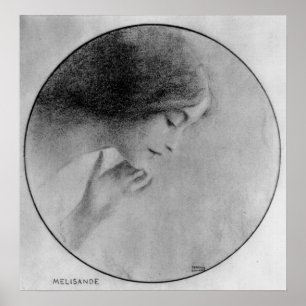 Melisande door Fernand Khnopff Poster