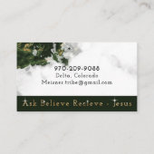 Melissa 1 Visitekaartje (Achterkant)