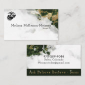 Melissa 2 Visitekaartje (Voorkant / Achterkant)