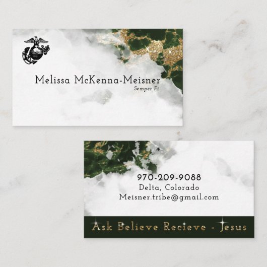 Melissa 2 Visitekaartje (Voorkant / Achterkant)