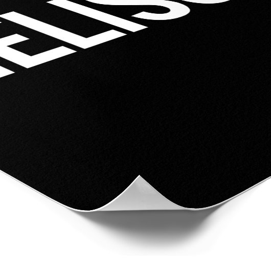 Melissa - Cool New Funny Name Fan Gift Tee  Poster (Hoek)