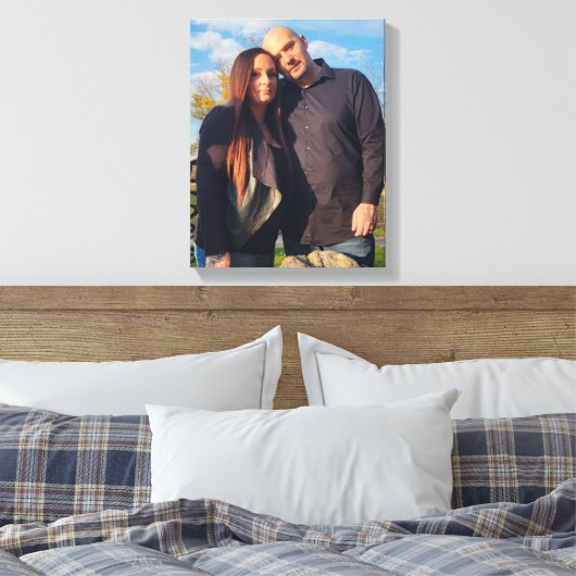 Melissa en Steve Canvas Afdruk (Insitu (Slaapkamer))