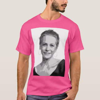 Melissa McBride Zwarte Witte Pop Kunstportretpijn T-shirt