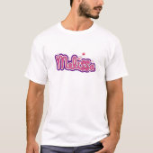 Melissa Name Personalized T-shirt (Voorkant)