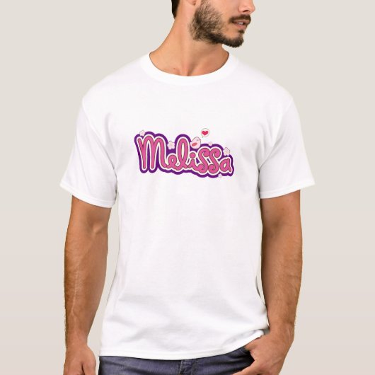 Melissa Name Personalized T-shirt (Voorkant)