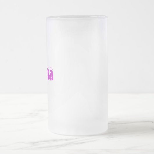 Melissa-Name Style-Frosted Mok (Center)