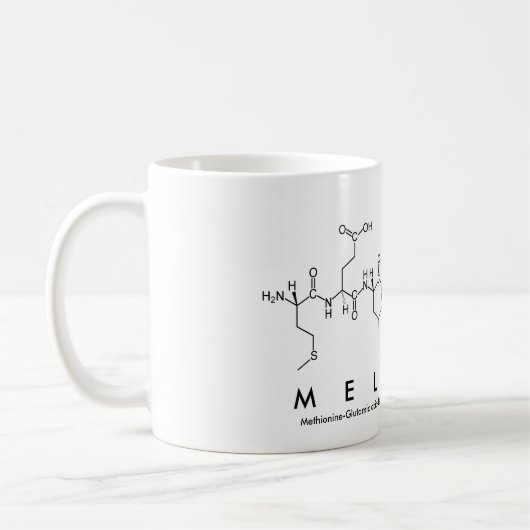 Melissa peptide naam mok (Links)