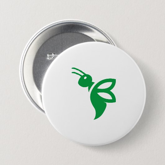 Melissa Ronde Button 7,6 Cm (Voorkant /achterkant)