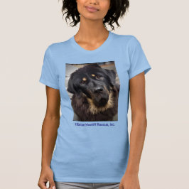 Melissa Tibetan Mastiff Hoofd geschoten T-shirt