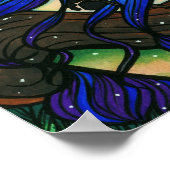 Melissa Vampire Wolf Fantasy Winter Art Poster (Hoek)