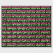 Melissa Vorname Name Graffiti red green Cadeaupapier (Vlak)