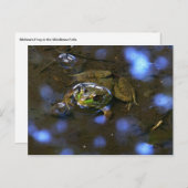 Melissa's Frog Briefkaart (Voorkant / Achterkant)