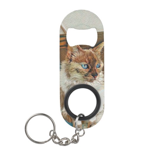 Melissa's schilderijen mini flessenopener (Voorkant)