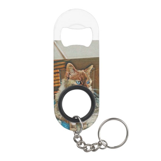 Melissa's schilderijen mini flessenopener (Achterkant)