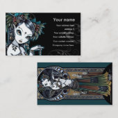 "Melita" Gothic Tribal Fusion Dancer Visitekaartje (Voorkant / Achterkant)
