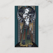 "Melita" Gothic Tribal Fusion Dancer Visitekaartje (Achterkant)