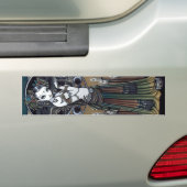 "Melita" Gothic Tribale Fusion Dancer Angel Sticke Bumpersticker (Op auto)