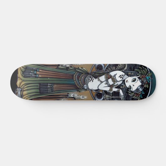 "Melita" Tribal Fusion Dancer Angel Skateboard (Horizontaal)